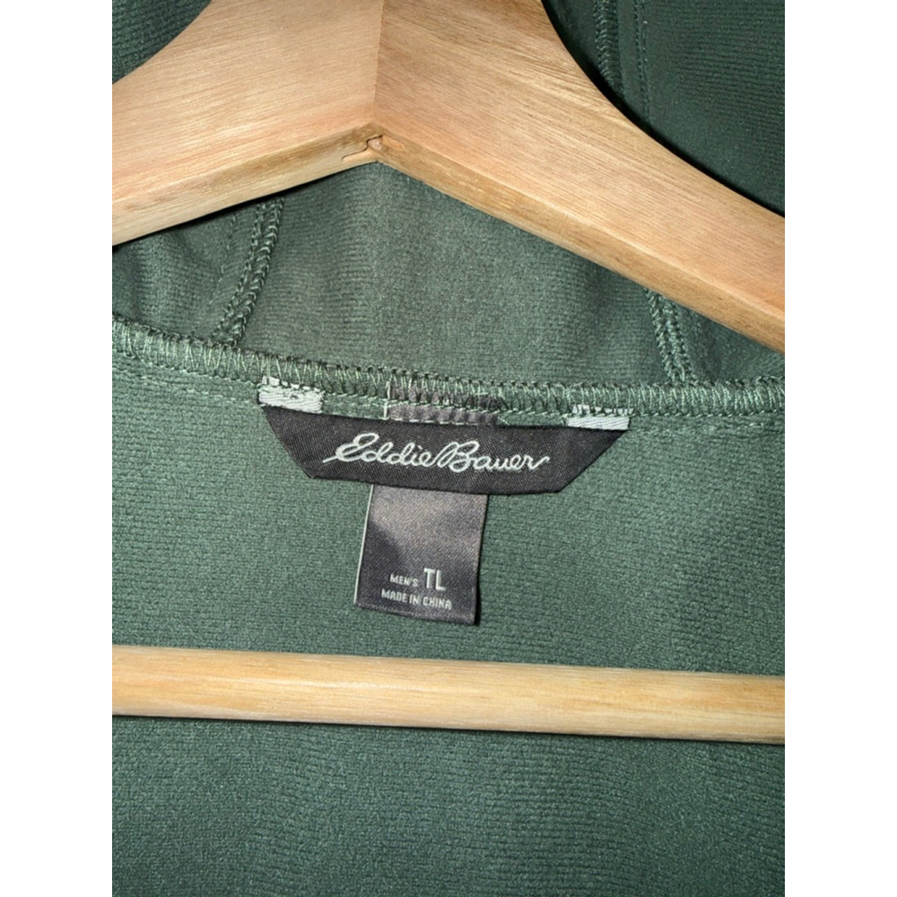 Men's Eddie Bauer Point Vista Windproof Green Performance Jacket size Large Tall - Picture 8 of 12
